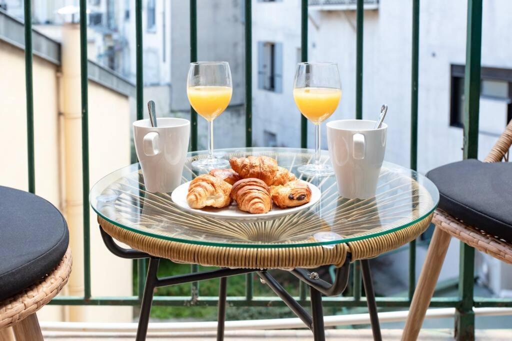 L19 1Bdr Massena Central 2Mins Sea/Promenadeac/Balcony Nice Buitenkant foto