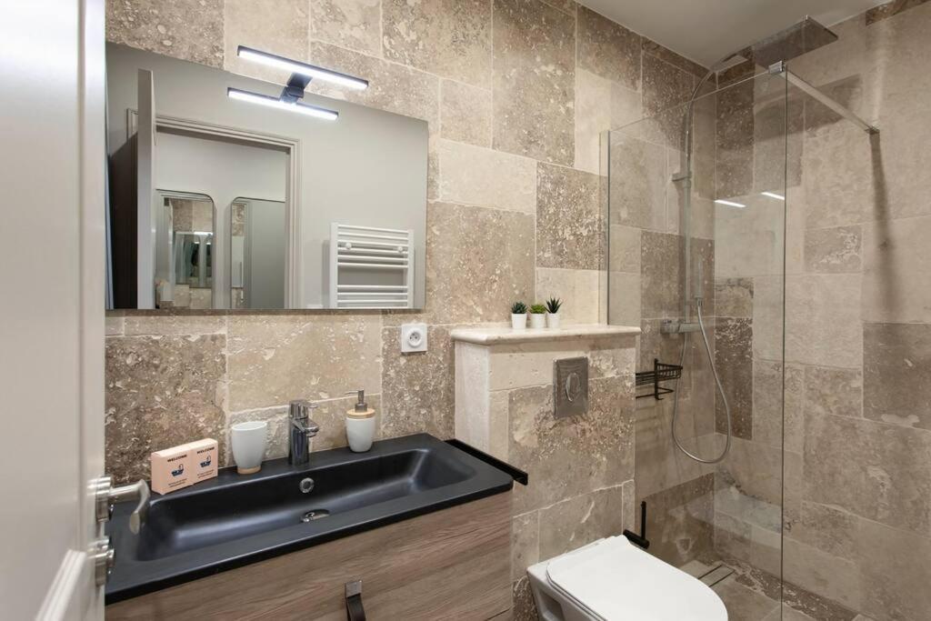 L19 1Bdr Massena Central 2Mins Sea/Promenadeac/Balcony Nice Buitenkant foto