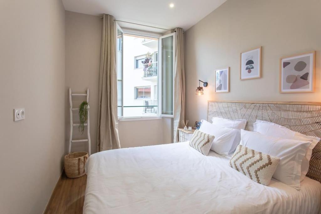 L19 1Bdr Massena Central 2Mins Sea/Promenadeac/Balcony Nice Buitenkant foto